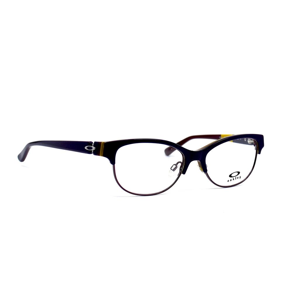 100% AUTHENTIC OAKLEY OX1108 EYEGLASSES DARK PURPLE FRAME NEW - Picture 10 of 10